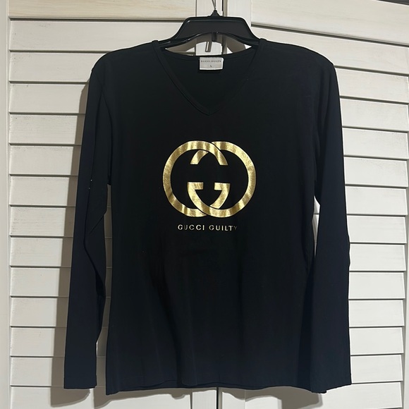 Gucci Guilty Black and Gold T-Shirt - Picture 2 of 3